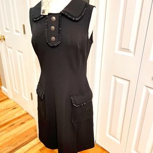 Nanette Lepore Black Dress. So Go Goish. Size 8.
